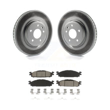 Load image into Gallery viewer, Front Coat Brake Rotor Ceramic Pad Kit For Ford Explorer Taurus Flex Lincoln MKT