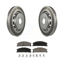 Charger l&#39;image dans la galerie, Front Coat Brake Rotors Ceramic Pad Kit For Ford Explorer Taurus Flex Police MKS