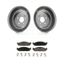 Load image into Gallery viewer, Front Coated Disc Brake Rotors And Ceramic Pads Kit For 2009-2010 Lincoln MKS