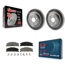 Load image into Gallery viewer, [Front] 2013 Ford Explorer Sport Premium Coated Rotors &amp; Ceramic Pads Brake Kit For Max Braking
