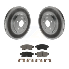 [Front] 2013-2014 Chevrolet Sonic RS Premium Coated Rotors & Ceramic Pads Brake Kit For Max Braking