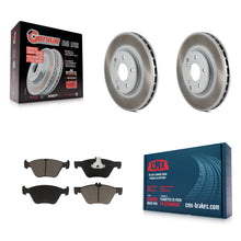 Charger l'image dans la galerie, Front Coat Brake Rotor Ceramic Pad Kit For Mercedes-Benz E320 Chrysler Crossfire