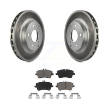 Load image into Gallery viewer, Front Coated Disc Brake Rotors And Ceramic Pads Kit For Mercedes-Benz C230 C240