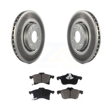 Load image into Gallery viewer, Front Coated Disc Brake Rotors And Ceramic Pads Kit For 2008-2009 Saturn Astra