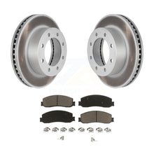 Load image into Gallery viewer, Front Coat Disc Brake Rotors Ceramic Pad Kit For Ford F-350 Super Duty F-250 4WD