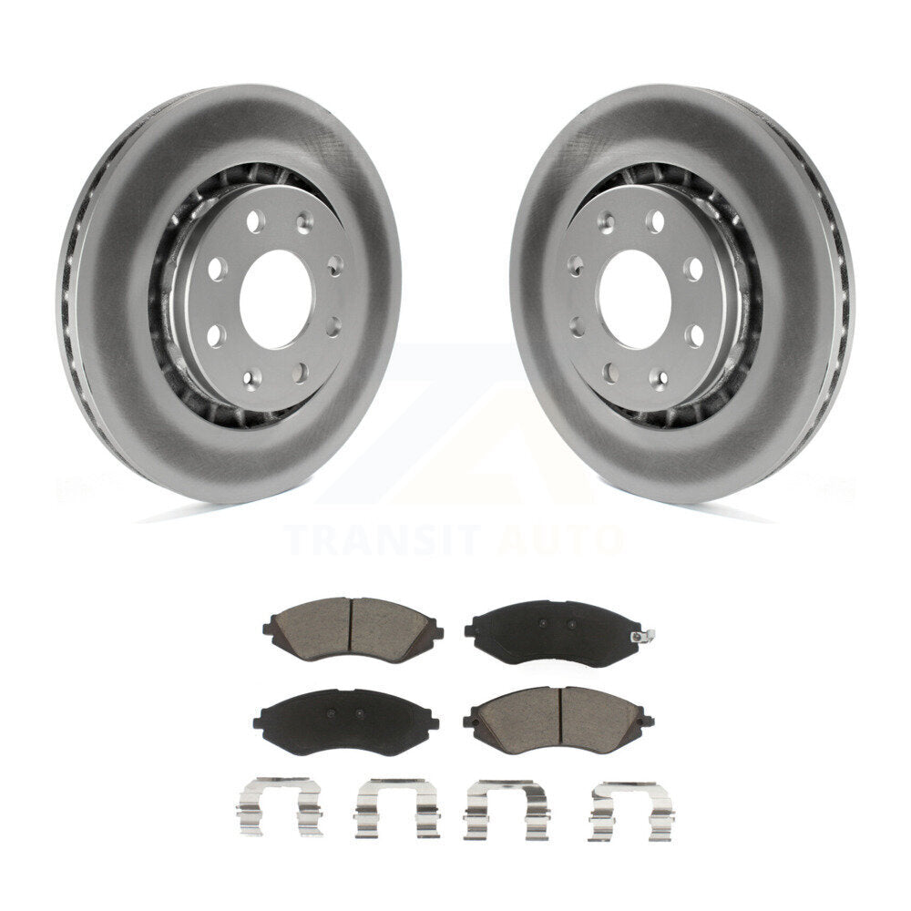 Front Coat Brake Rotor Ceramic Pad Kit For Chevrolet Aveo Spark Aveo5 EV Pontiac