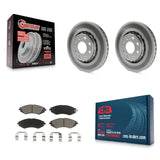 Front Coat Brake Rotor Ceramic Pad Kit For Chevrolet Aveo Spark Aveo5 EV Pontiac