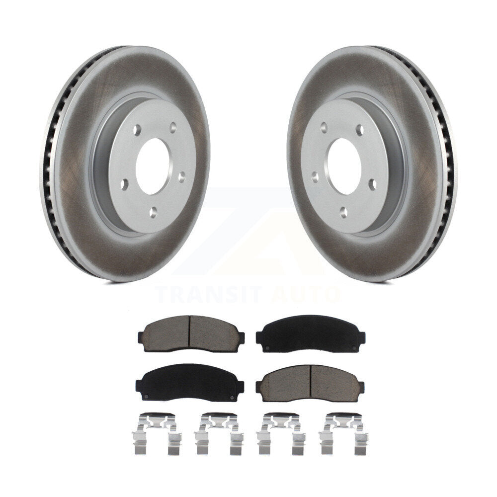 Front Coat Brake Rotors Ceramic Pad Kit For Saturn Vue Chevrolet Equinox Pontiac