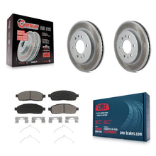 Charger l'image dans la galerie, [Front] 2009 Ford F-150 With 6 Lug Wheels Premium Coated Rotors &amp; Ceramic Pads Brake Kit For Max Braking