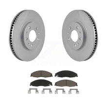 Load image into Gallery viewer, Front Coat Brake Rotor Ceramic Pad Kit For Cadillac CTS With Standard Suspension