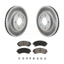 Charger l&#39;image dans la galerie, Front Coated Disc Brake Rotor Ceramic Pad Kit For Buick Rendezvous Pontiac Aztek