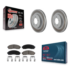 Front Coated Brake Rotor & Ceramic Pad Kit For Ford Explorer Mercury Mountaineer