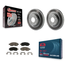Load image into Gallery viewer, Front Coated Disc Brake Rotors And Ceramic Pads Kit For Nissan Altima
