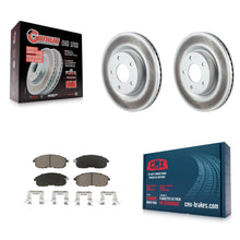 Charger l'image dans la galerie, Front Coated Disc Brake Rotors And Ceramic Pads Kit For Nissan Altima