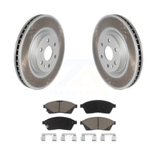 Load image into Gallery viewer, Front Coated Disc Brake Rotors And Ceramic Pads Kit For Cadillac SRX Saab 9-4X