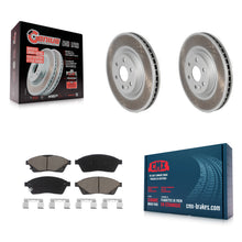 Charger l'image dans la galerie, Front Coated Disc Brake Rotors And Ceramic Pads Kit For Cadillac SRX Saab 9-4X