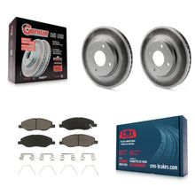 Charger l'image dans la galerie, [Front] 2008 Nissan Versa 4-Wheel ABS Premium Coated Rotors &amp; Ceramic Pads Brake Kit For Max Braking