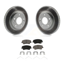 Load image into Gallery viewer, Front Coated Disc Brake Rotors And Ceramic Pads Kit For Hyundai Elantra