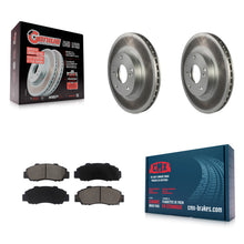Load image into Gallery viewer, [Front] 1998-2002 Honda Accord 3.0L Premium Coated Rotors &amp; Ceramic Pads Brake Kit For Max Braking