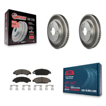 Load image into Gallery viewer, Front Coat Brake Rotors Ceramic Pad Kit For Chevrolet Tahoe GMC Suburban 1500 XL