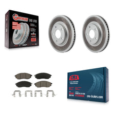 Charger l'image dans la galerie, Kit de rotors de frein à disque à revêtement avant et de plaquettes en céramique pour INFINITI Q45 M45 