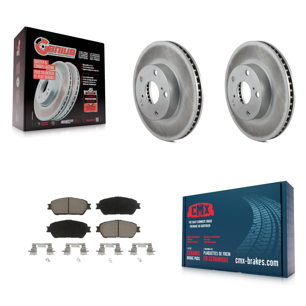 Kit de plaquettes en céramique pour rotor de frein avant, pour Toyota Tacoma 05-15, avec 5 roues à écrous 