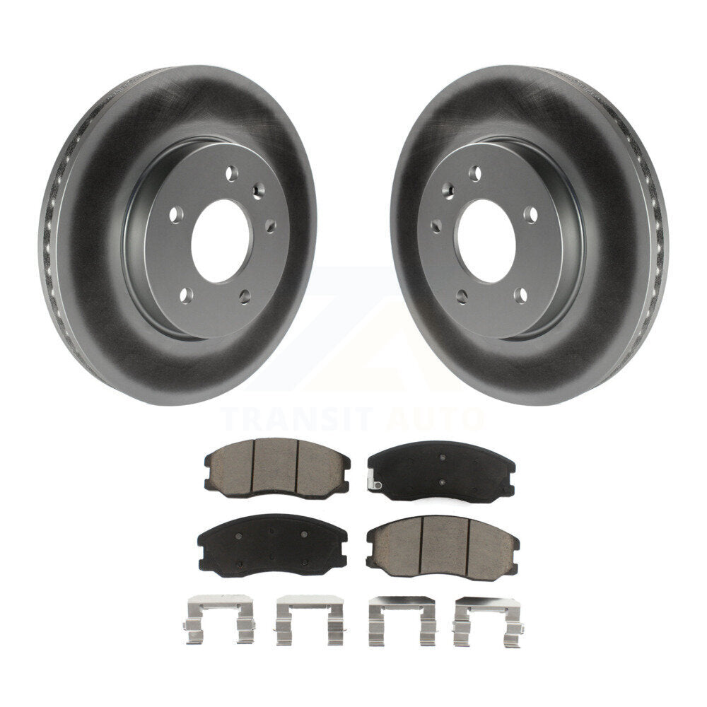 Front Coat Brake Rotors Ceramic Pad Kit For Chevrolet Equinox Saturn Vue Captiva