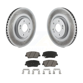 Kit de rotors de frein à disque et de plaquettes en céramique avec revêtement avant pour Hyundai Azera 2012-2017 
