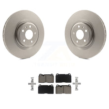 Load image into Gallery viewer, Front Coated Disc Brake Rotors And Ceramic Pads Kit For Audi Q5