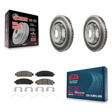 Charger l'image dans la galerie, Rotors de frein à disque à revêtement avant et kit de plaquettes en céramique pour Toyota Venza 2009-2016 