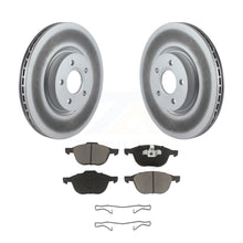 Load image into Gallery viewer, Front Coated Disc Brake Rotors And Ceramic Pads Kit For Ford Transit Connect