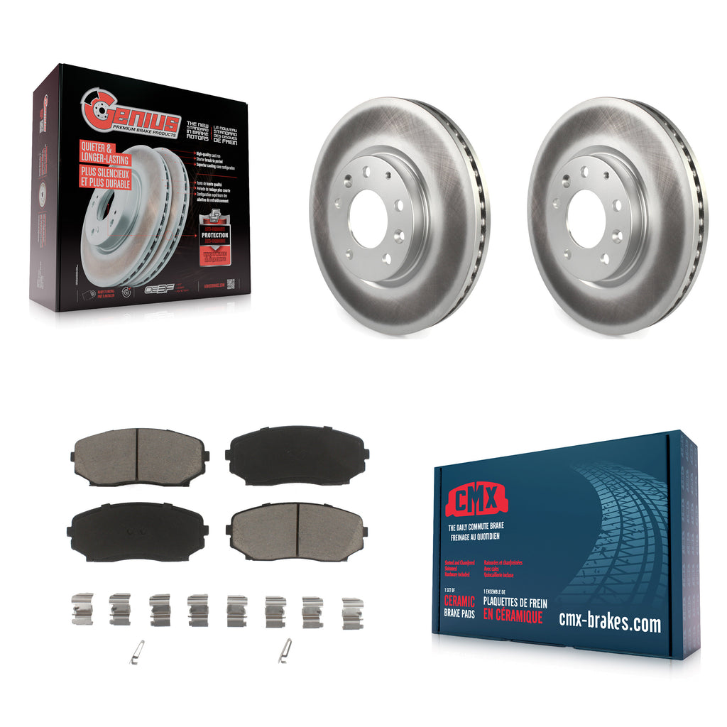 Kit de plaquettes en céramique pour Rotor de frein à disque, manteau avant, pour Ford Edge Mazda CX-7 Lincoln MKX 