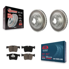 Load image into Gallery viewer, Front Coated Disc Brake Rotors And Ceramic Pads Kit For BMW X3 X4