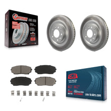 Charger l'image dans la galerie, Rotors de frein à disque à revêtement avant et kit de plaquettes en céramique pour Mazda CX-9 2007-2015 