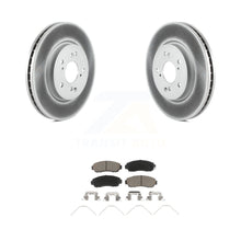 Load image into Gallery viewer, Front Coated Disc Brake Rotors &amp; Ceramic Pad Kit For Honda CR-V Crosstour Accord