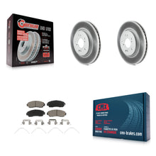 Load image into Gallery viewer, Front Coated Disc Brake Rotors &amp; Ceramic Pad Kit For Honda CR-V Crosstour Accord