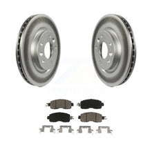 Charger l&#39;image dans la galerie, Front Coated Disc Brake Rotors And Ceramic Pads Kit For Nissan LEAF