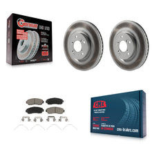 Charger l'image dans la galerie, [Front] 2011-2014 Honda Odyssey Premium Coated Rotors &amp; Ceramic Pads Brake Kit For Max Braking