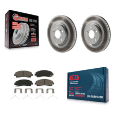 Charger l'image dans la galerie, [Front] 2009-2014 Acura TL Premium Coated Rotors &amp; Ceramic Pads Brake Kit For Max Braking