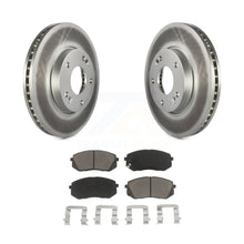 Load image into Gallery viewer, Front Coated Disc Brake Rotors And Ceramic Pads Kit For 2007-2009 Kia Rondo