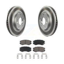 Load image into Gallery viewer, Front Coated Disc Brake Rotors And Ceramic Pads Kit For 2010-2011 Kia Soul 2.0L