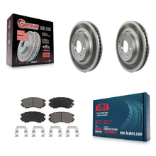 Charger l'image dans la galerie, [Front] 2010-2011 Kia Soul 2.0L Premium Coated Rotors &amp; Ceramic Pads Brake Kit For Max Braking