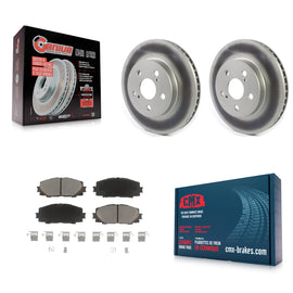 Front Coat Disc Brake Rotor Ceramic Pad Kit For Toyota Prius Corolla Prime AWD-e