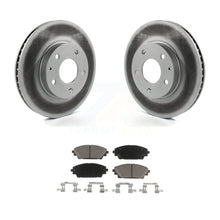 Load image into Gallery viewer, Front Coated Disc Brake Rotors And Ceramic Pads Kit For 2016-2021 Mazda CX-3 FWD