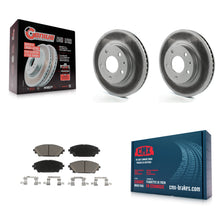 Charger l'image dans la galerie, [Front] 2016-2021 Mazda CX-3 FWD Premium Coated Rotors &amp; Ceramic Pads Brake Kit For Max Braking