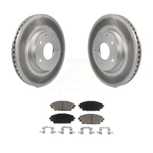 Charger l&#39;image dans la galerie, Front Coated Disc Brake Rotors And Ceramic Pads Kit For Mazda 3 CX-3 Sport