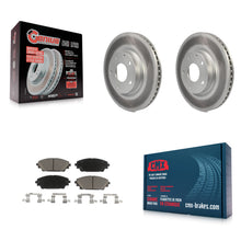 Charger l'image dans la galerie, Front Coated Disc Brake Rotors And Ceramic Pads Kit For Mazda 3 CX-3 Sport