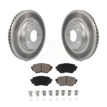 Charger l&#39;image dans la galerie, Front Coated Disc Brake Rotors And Ceramic Pads Kit For Mazda 3 Sport 2.5L