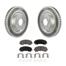 Charger l&#39;image dans la galerie, Front Coated Disc Brake Rotors And Ceramic Pads Kit For INFINITI Q50 QX50 Q60