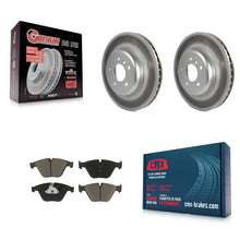 Charger l'image dans la galerie, Front Coat Brake Rotors Ceramic Pad Kit For BMW 535i xDrive 640i Gran Coupe 535d